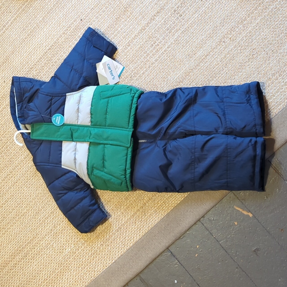 Carter's snow pants and coat set- toddler